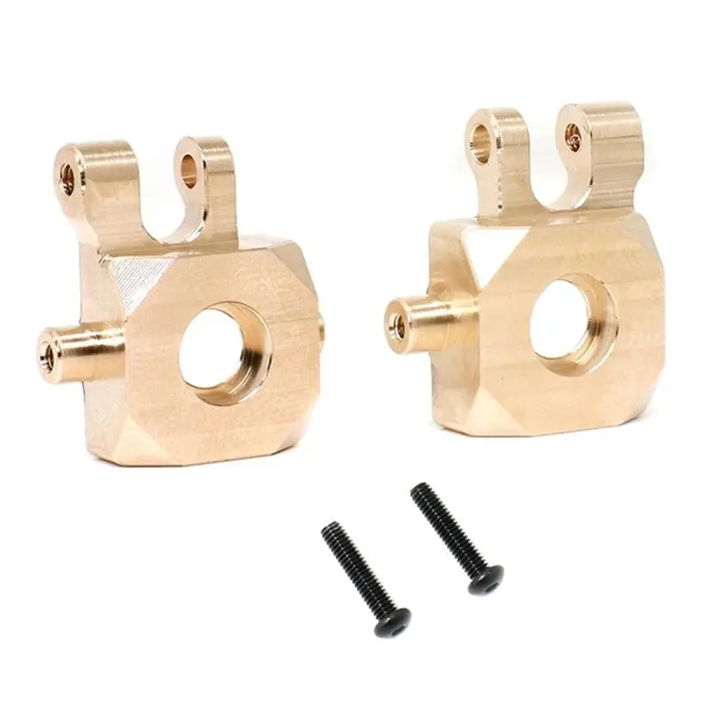 

FBIL-2Pcs Steering Blocks Steering Knuckle 9737 For Traxxas TRX4M TRX-4M 1/18 RC Crawler Car Upgrades Parts Accessories
