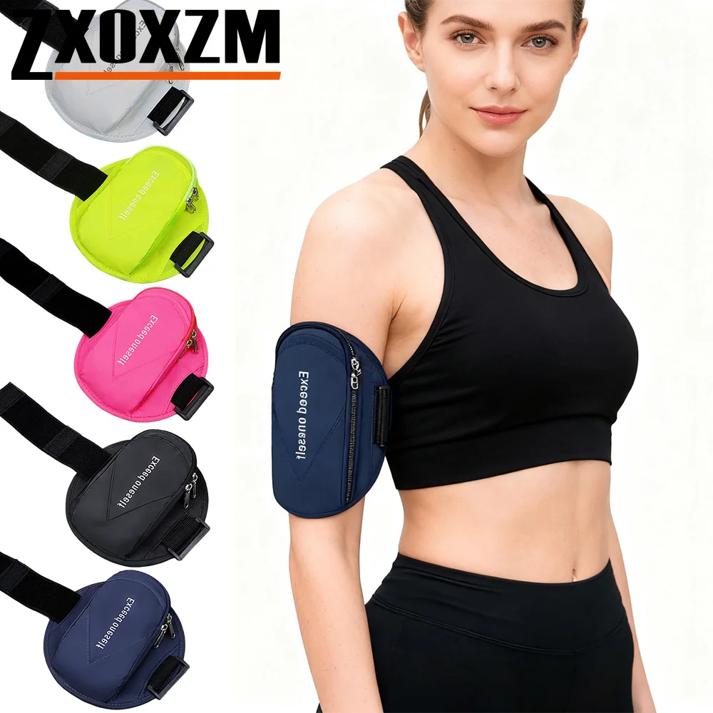 

1Pcs Sports Arm Band Phone Holder Pouch, Adjustable Sweatproof Armband Sleeve Bag for iPhone Samsung Running Cycling Fitness Gym