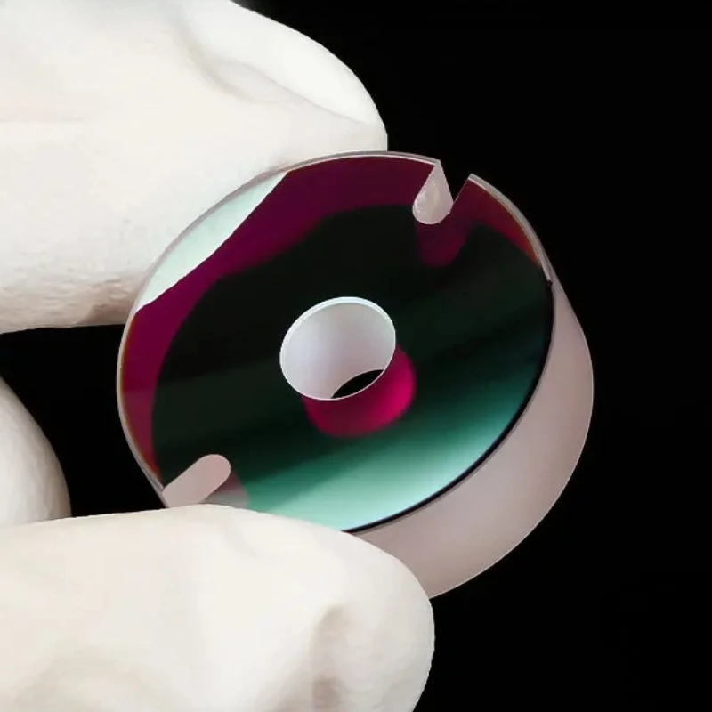 High-precision Laser-processed Perforated Lens High-transmittance Lenses for Scientific research D=25.5mm