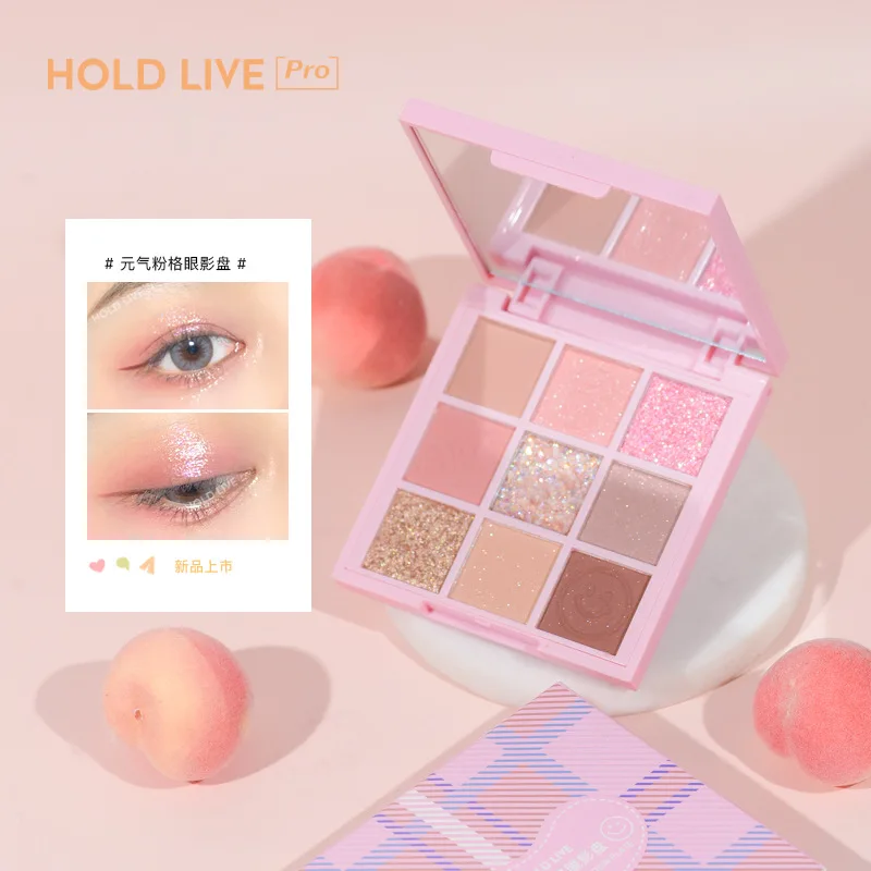 HOLD LIVE Vitality sombra de ojos Rosa leche sal queso seco Rosa Taro púrpura mate