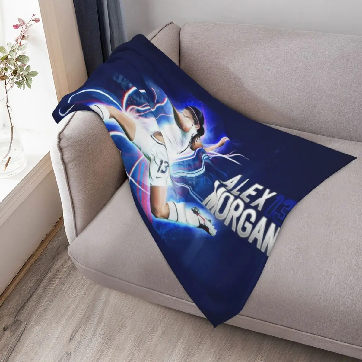 Alex morgan -007 رمي بطانية فاخرة St سرير منقوشة Hairys أفكار هدايا عيد الحب البطانيات #3