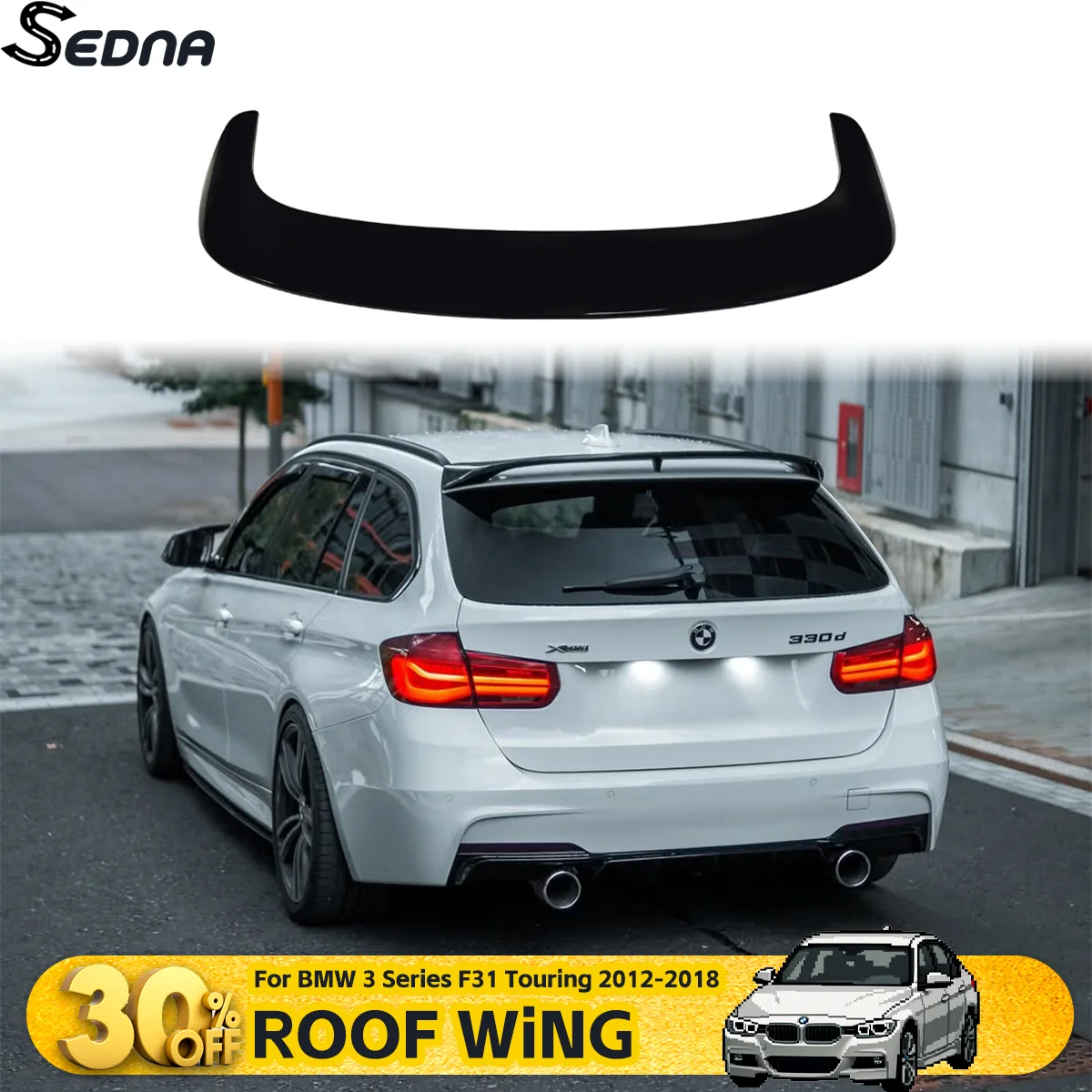 

Спойлер на крышу, багажник, хвостовое крыло для BMW 3 серии F31 Touring 2012-2018, аэродинамический спойлер, тюнинг автомобиля, внешние аксессуары