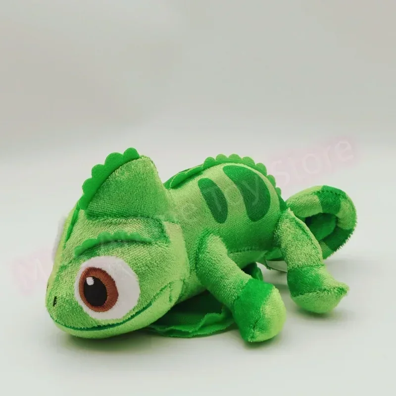 Kawaii Pascal Rapunzel Chameleon Plush Toys 15cm Soft Stuffed Animals Plushie Doll Anime Pascal Rapunzel Shoulder Decor Birthday