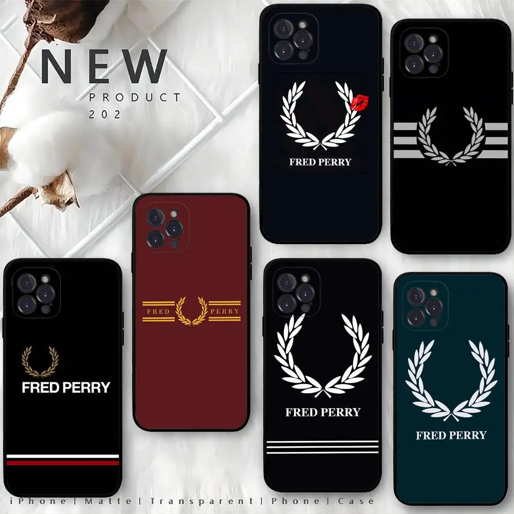 F-Fred Luxuxy Perry Phone Case For IPhone 14 Plus 13 Mini 11 16 15 17 Pro Max Protection Shockproof