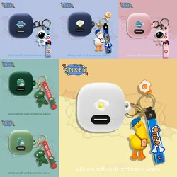 Case for Anker Soundcore Liberty 4 NC Earphone Silicone Shell Liberty4NC Liberty4 4NC Cute Duck Earbuds Soft Protective Cover