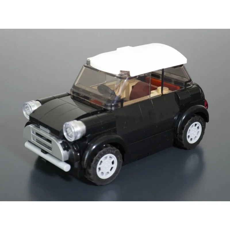 MOC-157810 Creative Rods Mini Cooper Construction 159PCS Kit de Construction de Modèle de Voiture Technique pour Adultes Brique Cadeaux Enfants