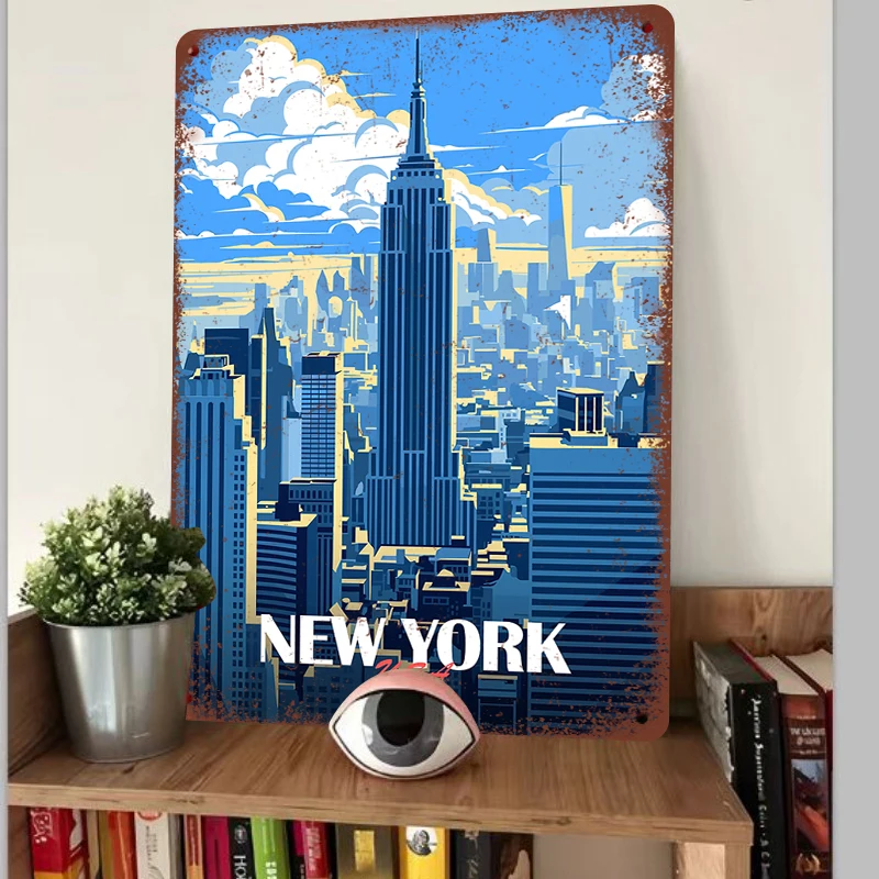New York City Skyline Metal Wa - Art And Craft New York recensie en prijs