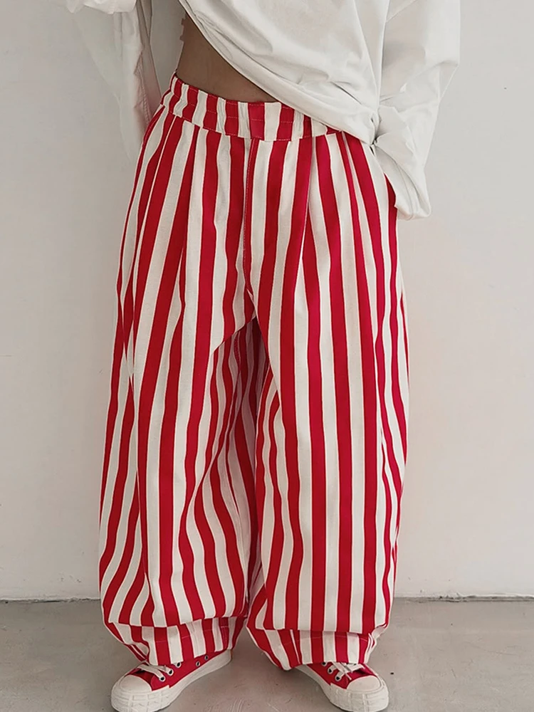 Striped Balloon-Leg Pants — product information 8