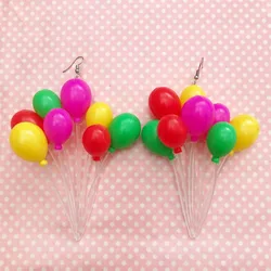 Giant balloon bunch statement earrings Amazing statement earrings