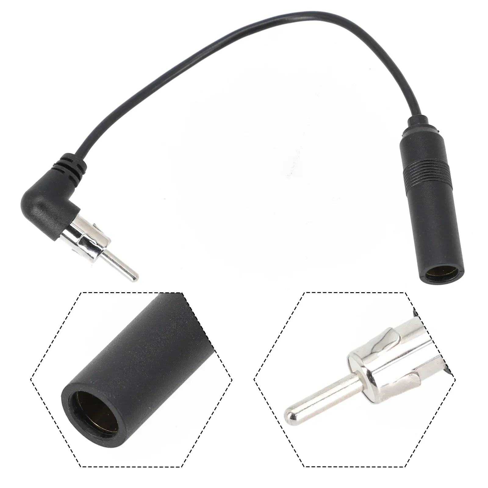 

20CM Car Radio Audio Installation FM/AM Antenna Adapter For Ford Wiring Cable Extension Cable Male To Female Plug