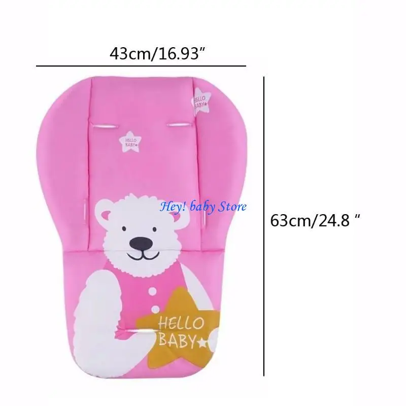 Q1FE Infant Car for Seat for Head Neck Body Support Ultra-Soft Children Stroller Acce