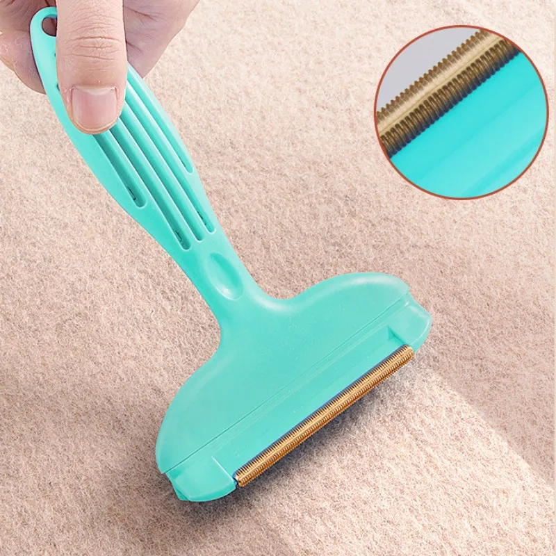 Dog Brush Pet Hair Remover Double-head Brush for Dogs Hair Collector Dogs Brushes Wool Ball Scraper Clothes Pet Fur Trimmer Comb