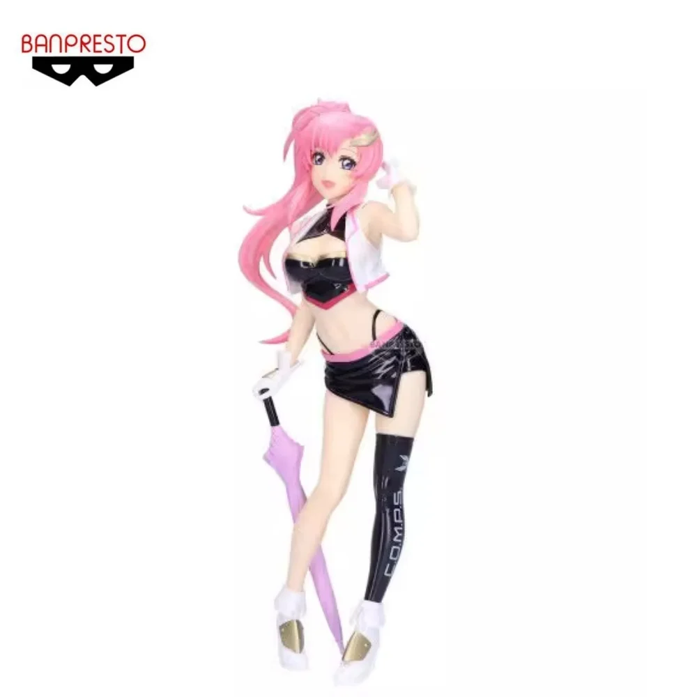 Banpresto traje móvil GUNDAM semilla libertad Anime Lacus Clyne Racing ver GLITTER & GLAMOURS modelo de figuras de acción decoración