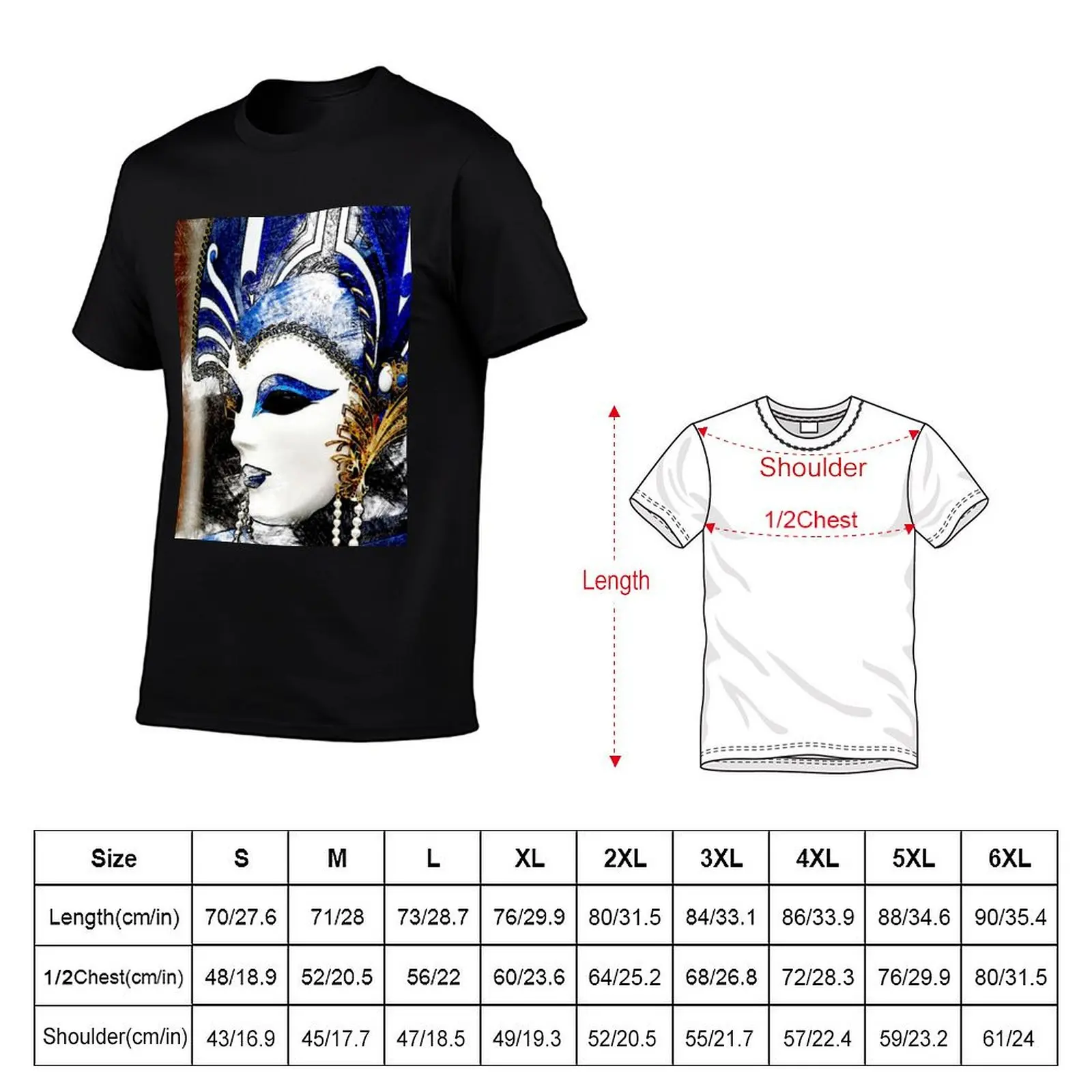 Venice Carnival. Snow Queen mask T-Shirt boys whites vintage essential t shirt shirts graphic vintage t shirt men