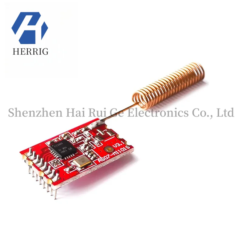 

Wireless module 433M/CC1101/data transmission/transceiver/SI4432-like industrial-grade RF serial port communication transparent