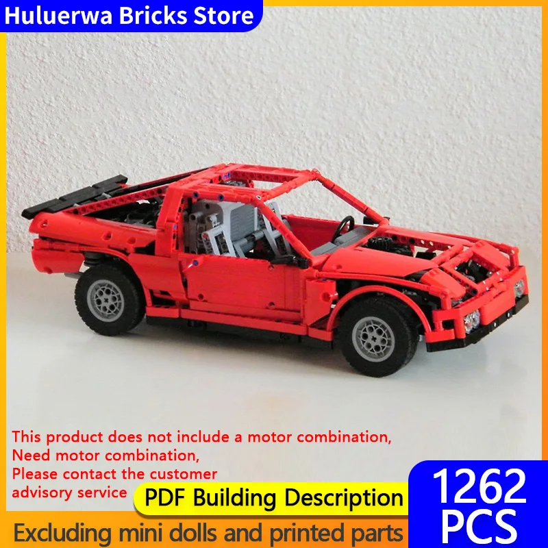 

Модель скоростного гоночного автомобиля MOC, строительные кирпичи, раллийный гоночный автомобиль V1, модульная технология, детские праздничные подарки, сборка игрушек, костюм