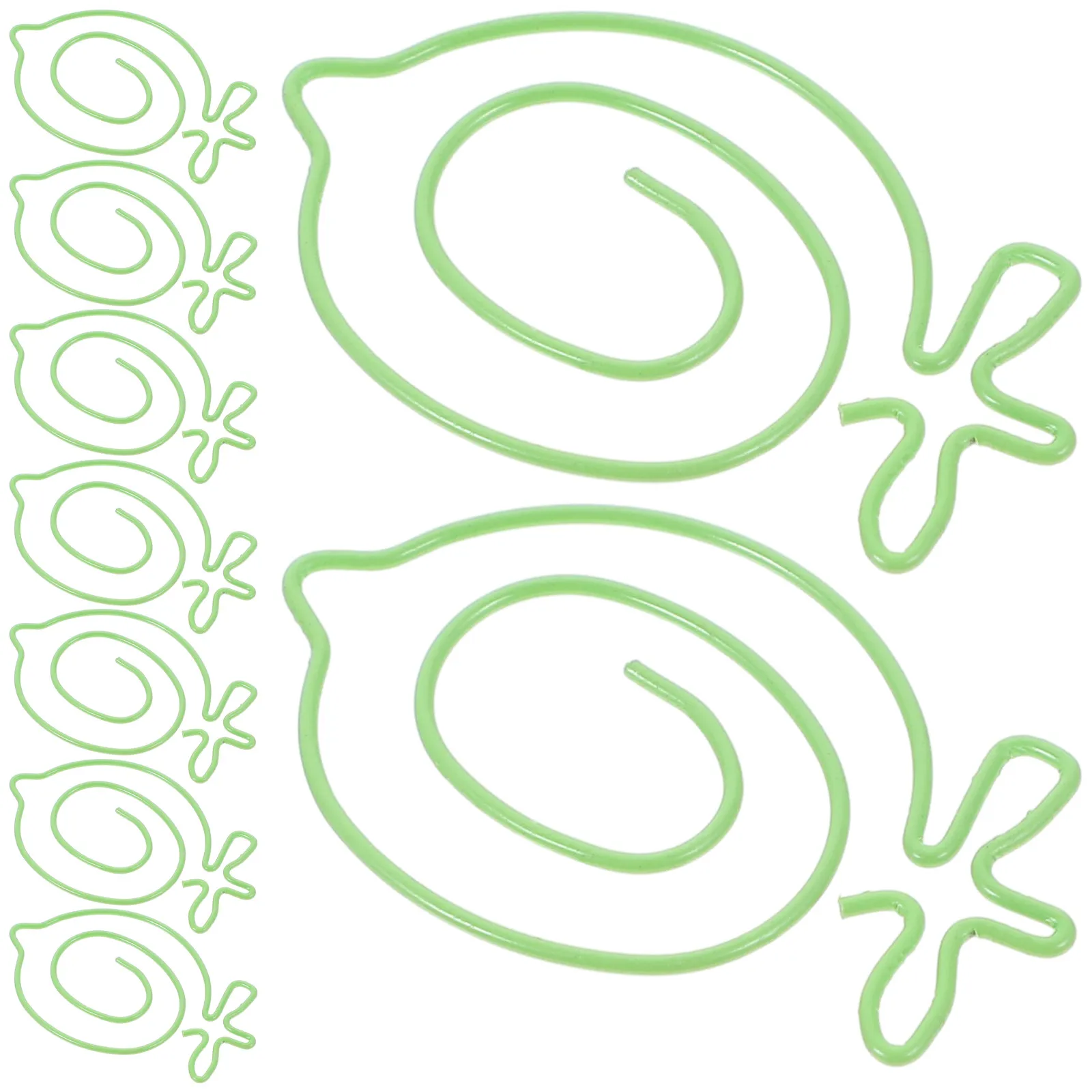 

20Pcs Creative Cartoon Metal Paper Clips Decorative Design Office School Bookmark Clips File Clamps Paper Organizer