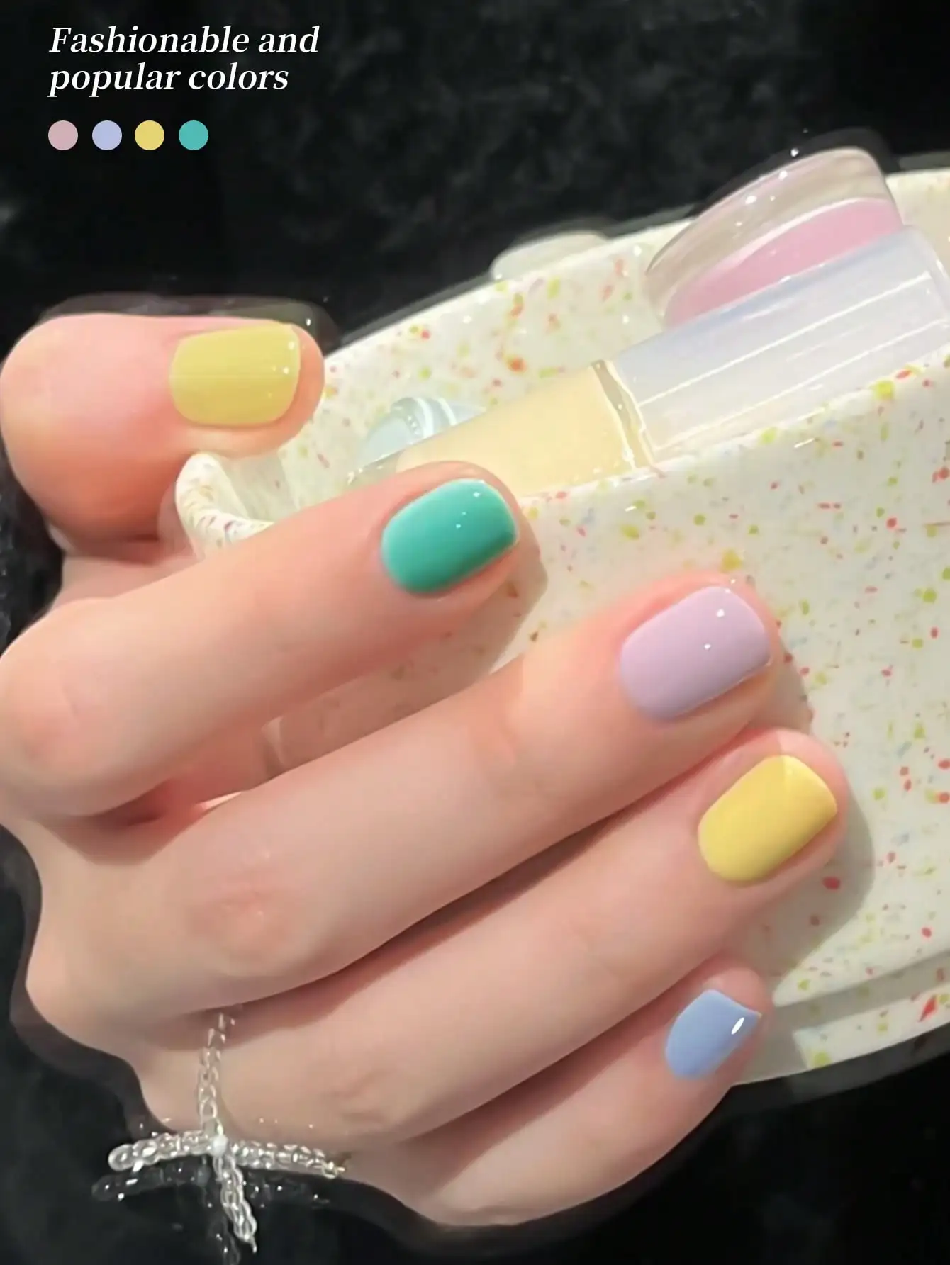 XEIJAYI 6 szt. Kolorowy Zestaw Żelowych Lakierów do Paznokci w Kolorach Cukierków, Żel do Paznokci UV LED do Zmazywania, Półtrwały Żel do Samodzielnego Wykonania w Salonie, Wysokiej Jakości Żel do Zdobienia Paznokci, Prezent dla Kobiet