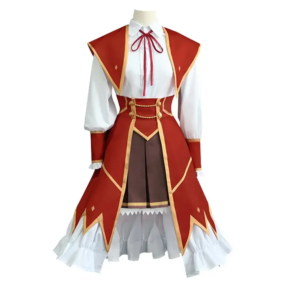 

Yumiella Dolkness Cosplay Anime Villainess Cosplay Level 99 Women Dress Costume Outfits Shawl Skirts Female Halloween Party Suit