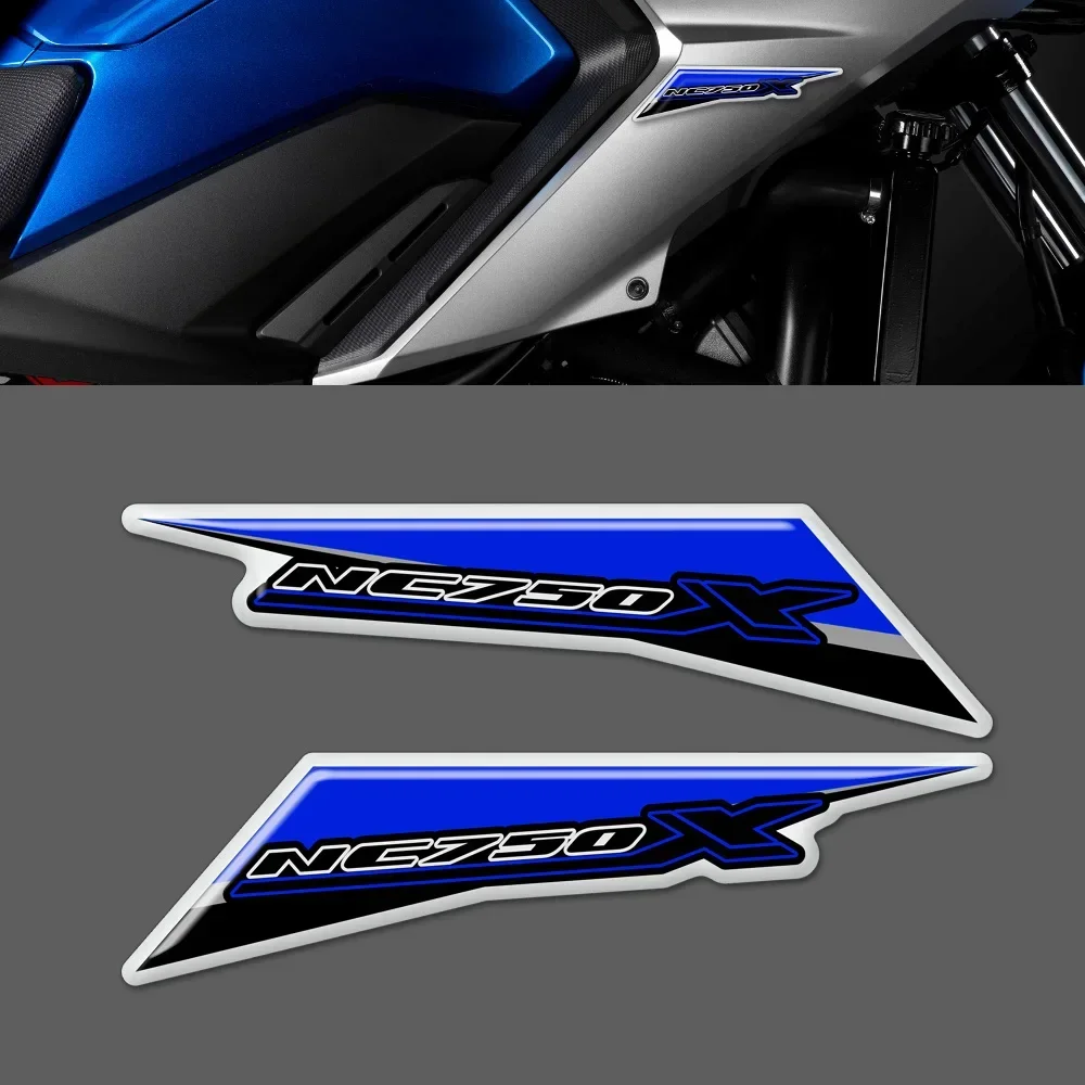 For Honda NC 750 X NC750X Stickers 3D Side Panel Protector Fairing Decals Emblem Badge Logo Tank Pad Protection 2018 2019