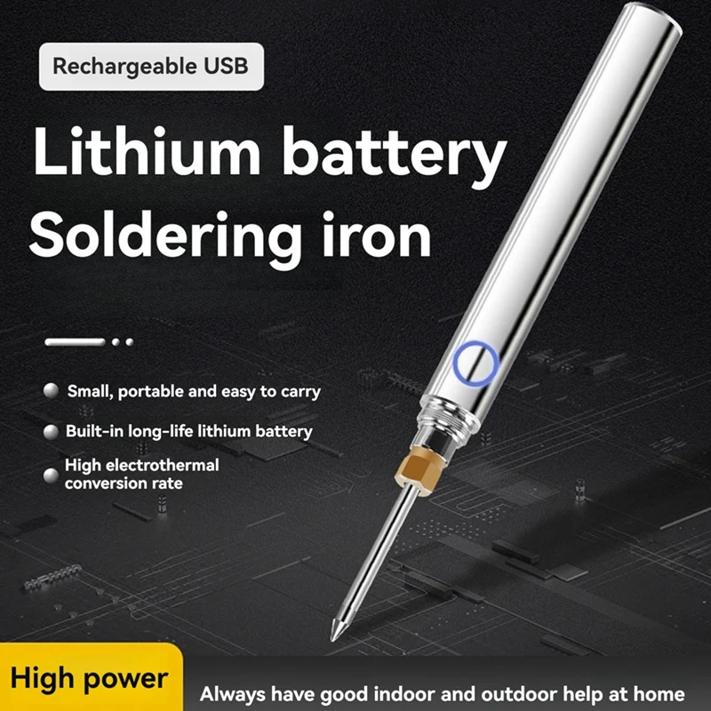 Saldatore ricaricabile USB per uso domestico penna per saldatura a batteria al litio Usb portatile piccolo saldatore elettrico