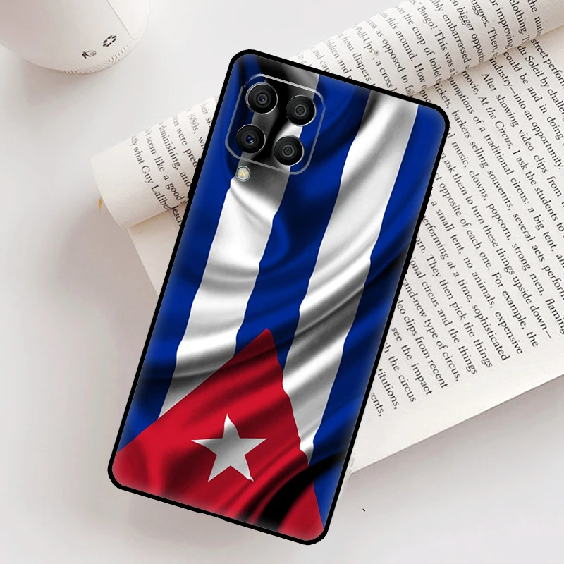 キューバ国旗アートケース Samsung Galaxy M12 M56 M06 M32 M52 M35 M55 M15 M11 M13 M14 M16 M36 M31 M53 M34 M54用