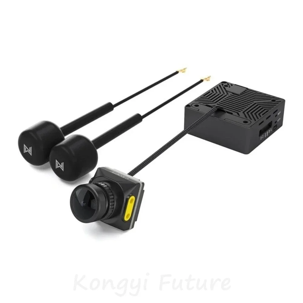 RoRuSWalksnail Moonlight Kit 4K/60FPS FOV160° Starlight Camera Gyroflow EIS Dual Antennas 2-6S RC Model Parts