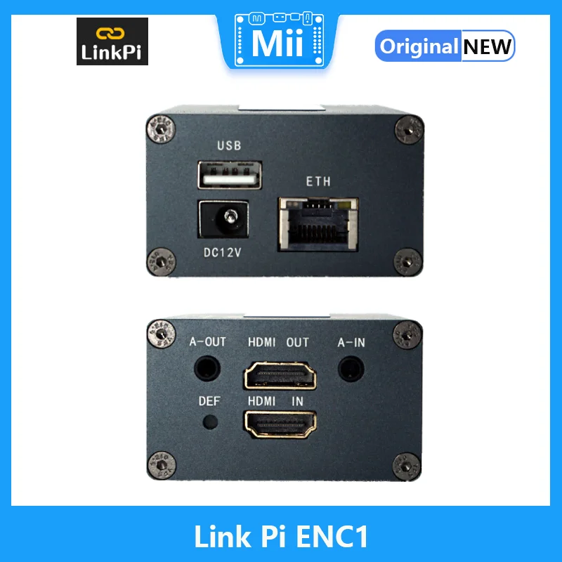 [ENC1] dekoder HDMI 1080P NDI SRT RTMP RTSP transmisja na żywo IPCam