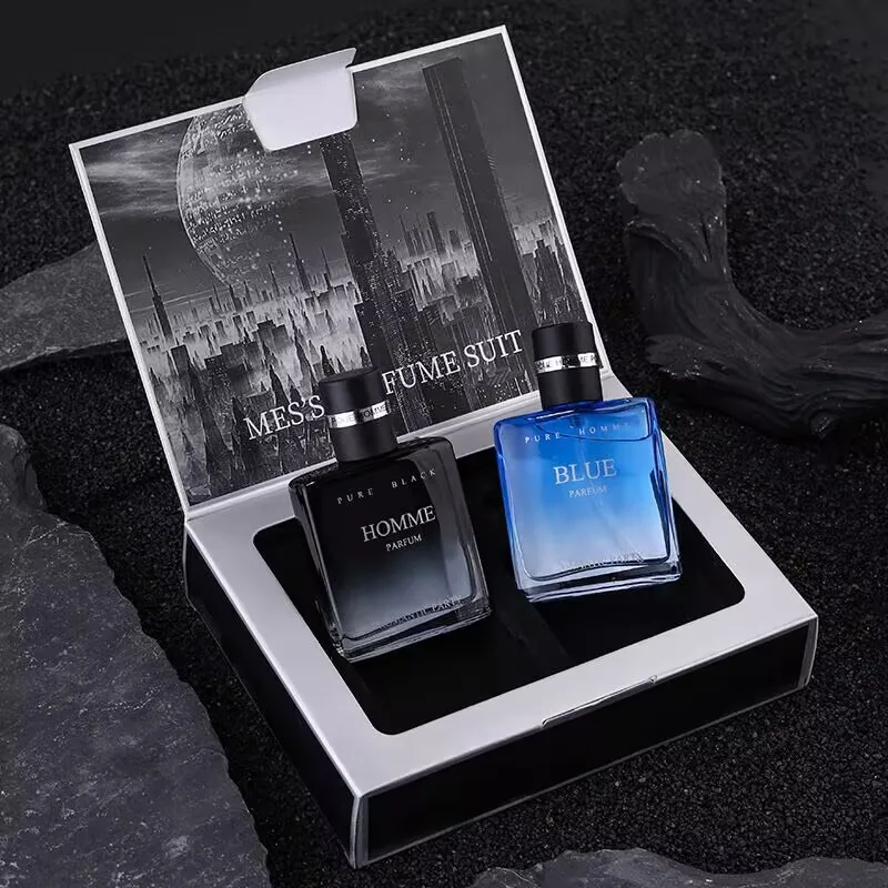 Fascination Man Perfume Gift Box 2pcs Set 60ml Men Perfumes Hombres Originales Fresh Fragrance Spray Cologne Scent Parfums Homme