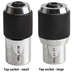 Tap Socket Adjustable Tap Socket Extraction Tool with Adjustable Jaws Suitable for Taps Reamers Screw Extractors