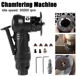 Mini Pneumatic Chamfering Machine Portable Handheld 45 Degree Arc Air Beveling Machine Pneumatic Tool For Trimming And Deburring