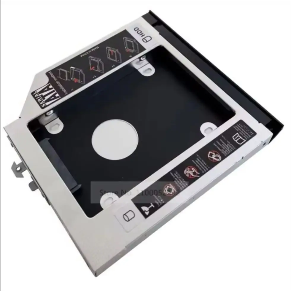 with Bezel Front Panel 2nd Secondary 2.5 HDD Hard Drive Optical bay Caddy Frame Bracket for HP EliteBook 8760w 8770w 8560w 8570w