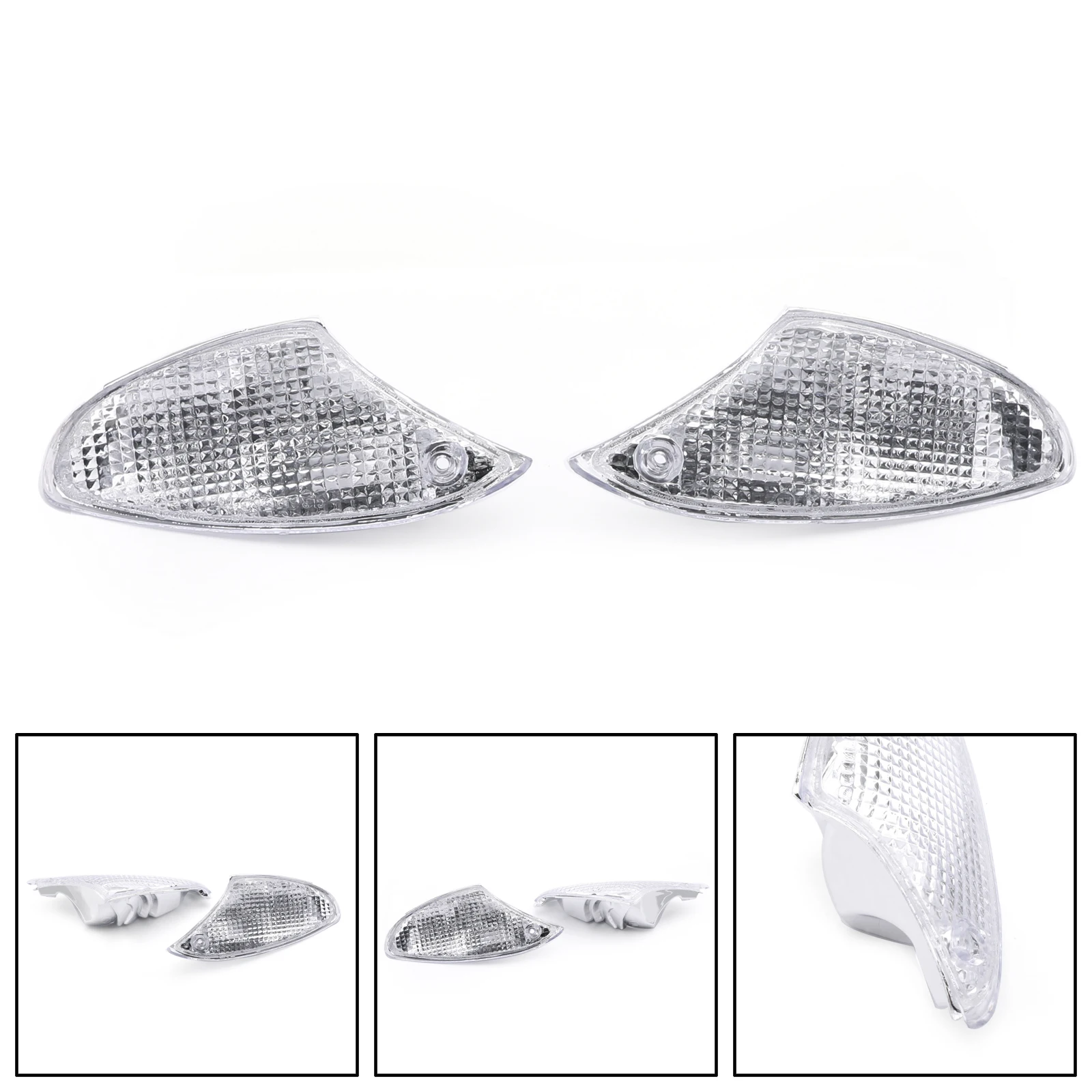 Areyourshop for BMW K1200S K1300S Front Turn Signals lens Motorcycle Lighting Accessories