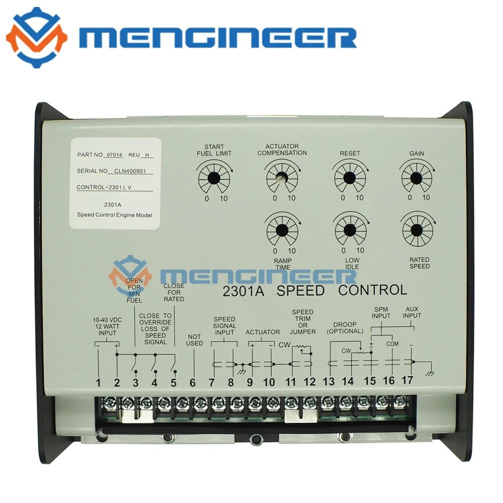 

2301A 9907-014 Compatible With Original WOODWARD Speed Control Board