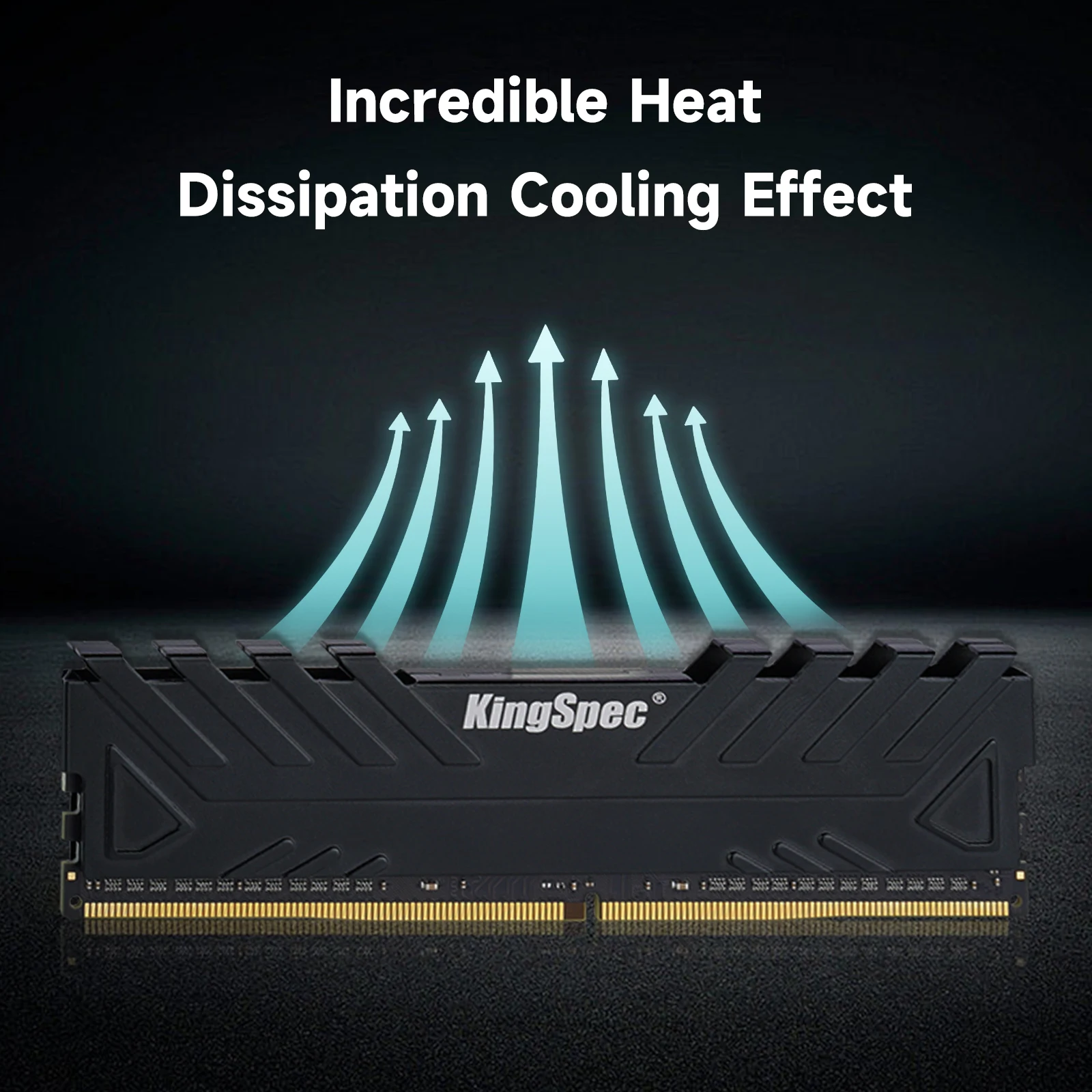 Imagem -02 - Kingspec-intel Heatsink Desktop Memory Ram Ddr4 8gb 16gb 32gb 2666mhz 3200mhz Xmp 8gbx2 16gbx2