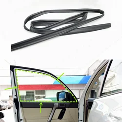 Door Glass Frame Opening Seal Strip Rubber Black Front Rear Side Sealing  For Toyota Land Cruiser Prado LC150 150 2010-2017