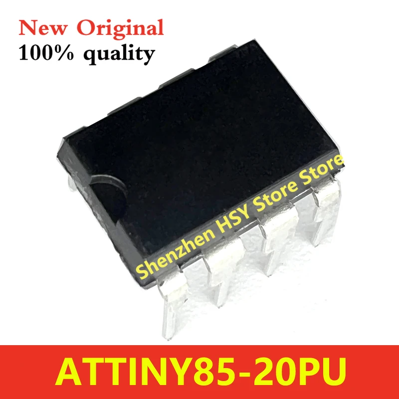 (1-10 قطع) 100% جديد ATTINY85-20PU ATTINY85 20PU DIP-8 #1