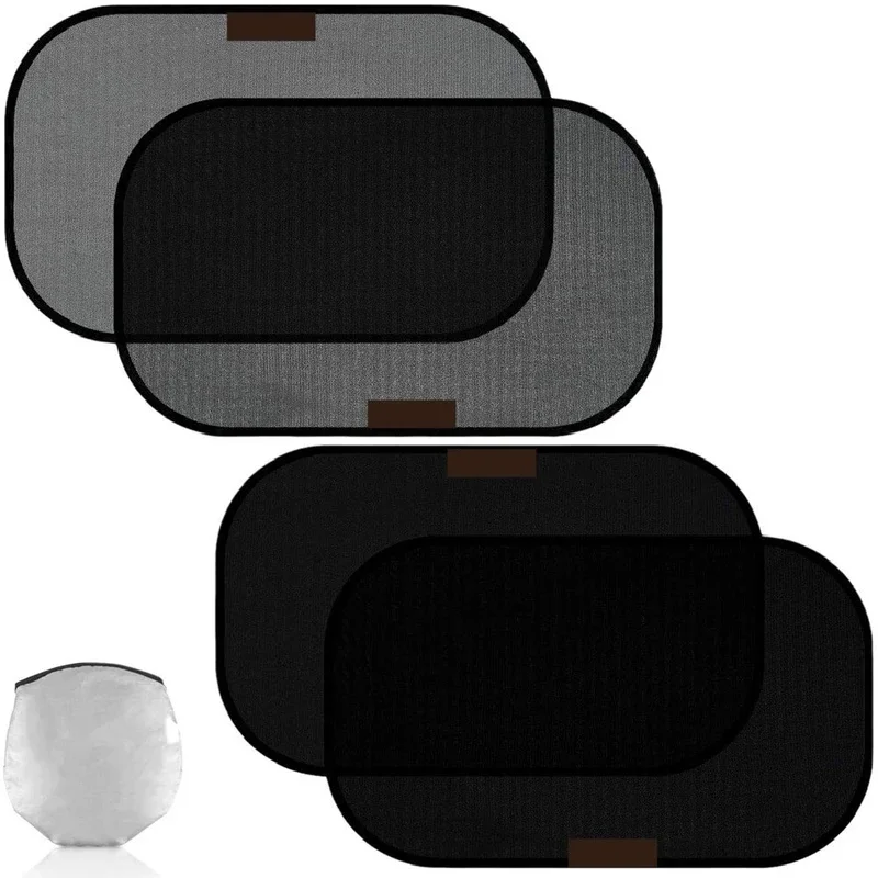 

2PCS Magnetic Car Sun Shade UV Protection Car Curtain Baby Car Window Sunshade Side Window Mesh Sun Visor Summer Protection Film