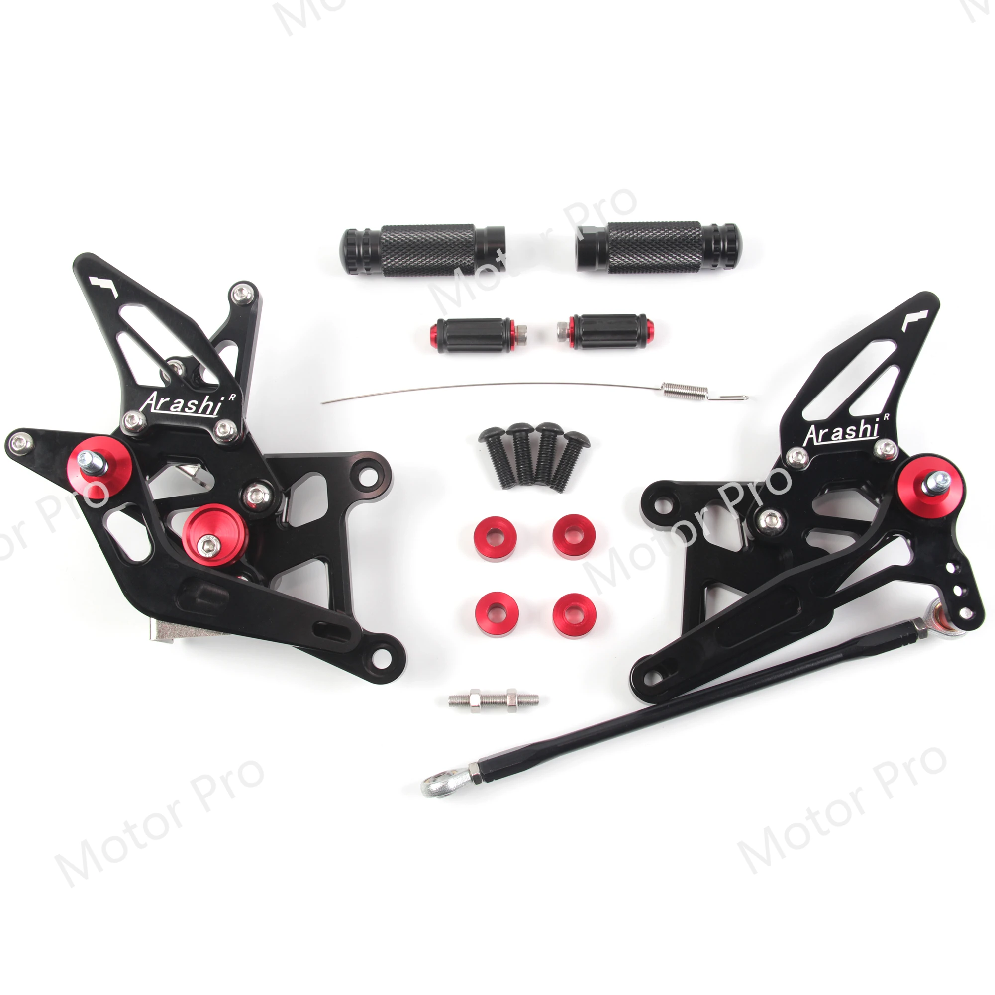 For Honda CB300F CBR300R CBR300 R 300R 2015 - 2023 Adjustable Footrests Motorcycle Foot Rest Peg Rearset Pedal 2017 2018 2019