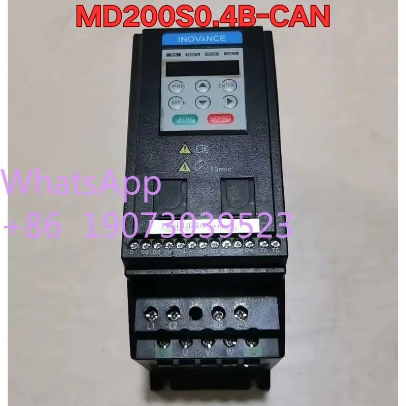 

Second-hand inverter MD200S0.4B-CAN function test is normal
