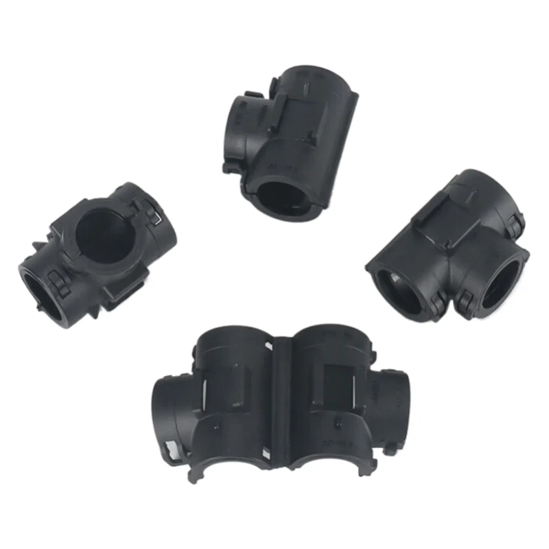 T-shaped Three-way Plastic Corrugated Hose T-shaped Openable Car Wiring Harness Tie Equal Diameter Reducer Shunt Three-way Cable