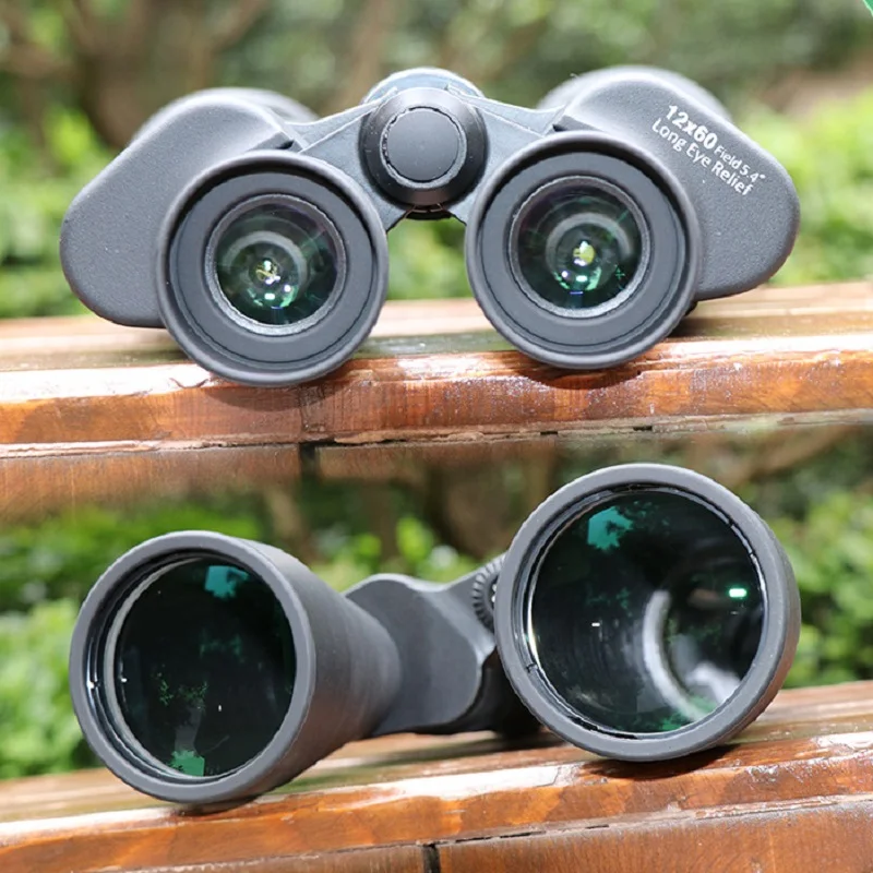 Large Field of View 12X60 Large Aperture Binoculars High Times HD Professional Viewing Outdoor Hunting Military