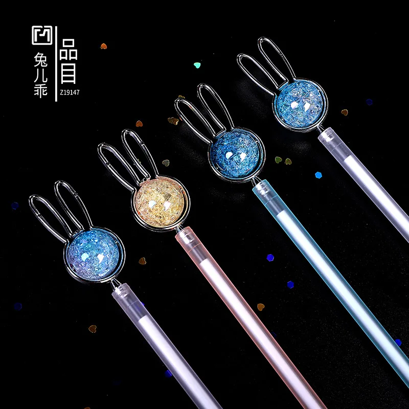 

Pen 48PCS Creative Styling Cute Rabbit Neutral Water Student Stationery Exam Signature Spotpen