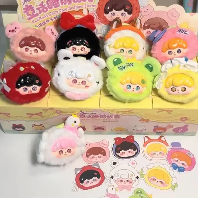 

New Genuine Three Treasures Munmun Fairy Tale Bedtime Story Serie Blind Box Vinyl Plush Keychain Backpack Pendant Halloween Gift