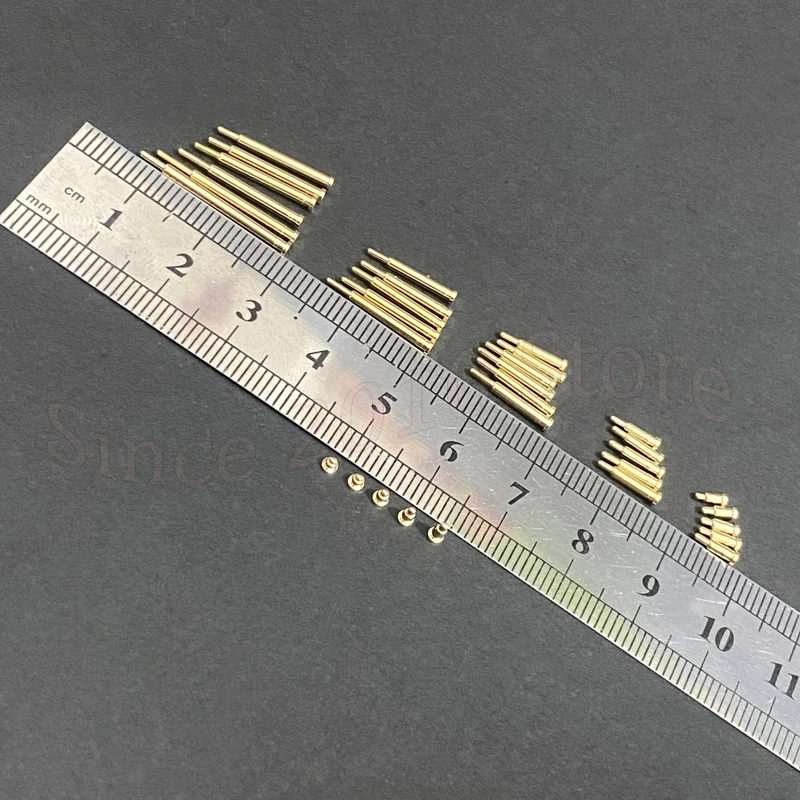 5 Stück Pogopin-Stecker, Pogopin-Batterie-Federkontakt, SMT-Pin, PCB, 1,8–22 mm, Prüffeder, Prüfspitze für Batteriekontaktprüfung – Detail 3