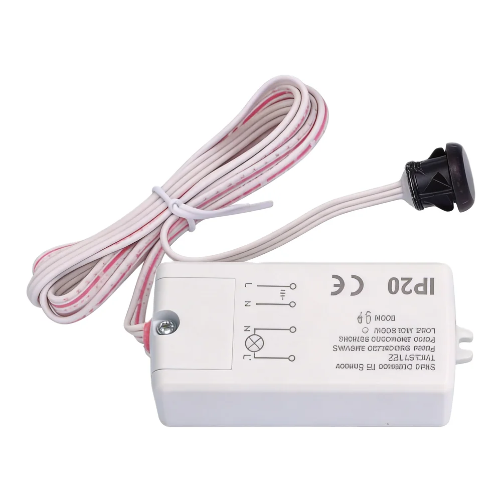 Touch Sensor Switch for Cabinets with Proximity Activation Suitable for 500W Load Lightweight and Compact for Easy Use