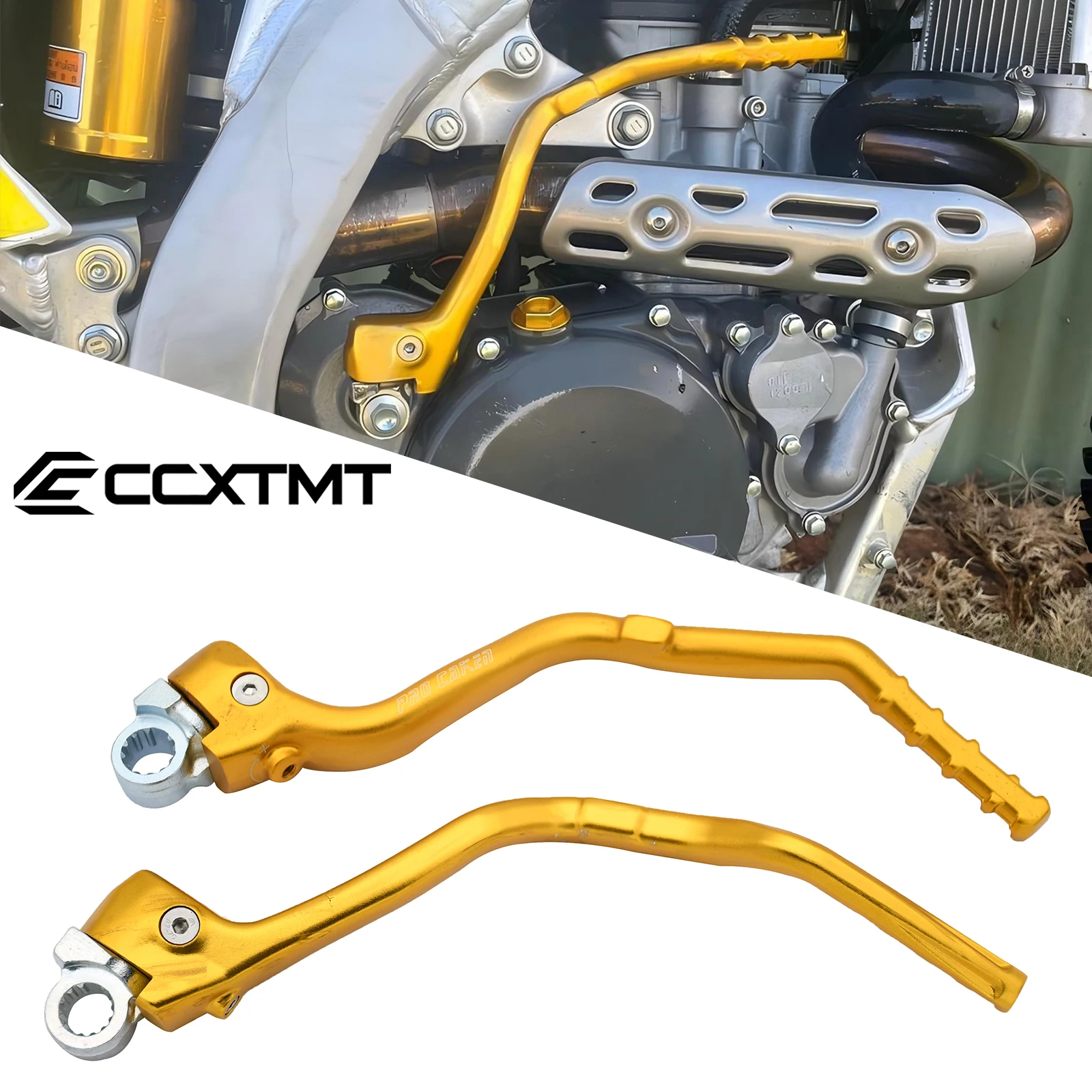 Motorcycle Aluminum Forged Kick Start Lever Pedal For Suzuki RMZ250 RMZ450 RMZ 250 450 2008- 2015 Motocross Universal Accessorie