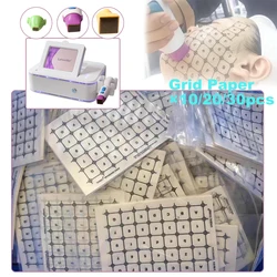 AOKO 3 Types Grid Paper For Anti-wrinkle Beauty Machine Grid Printed Paper For Lifting  Face Tips Sticker For Face Body Eyes