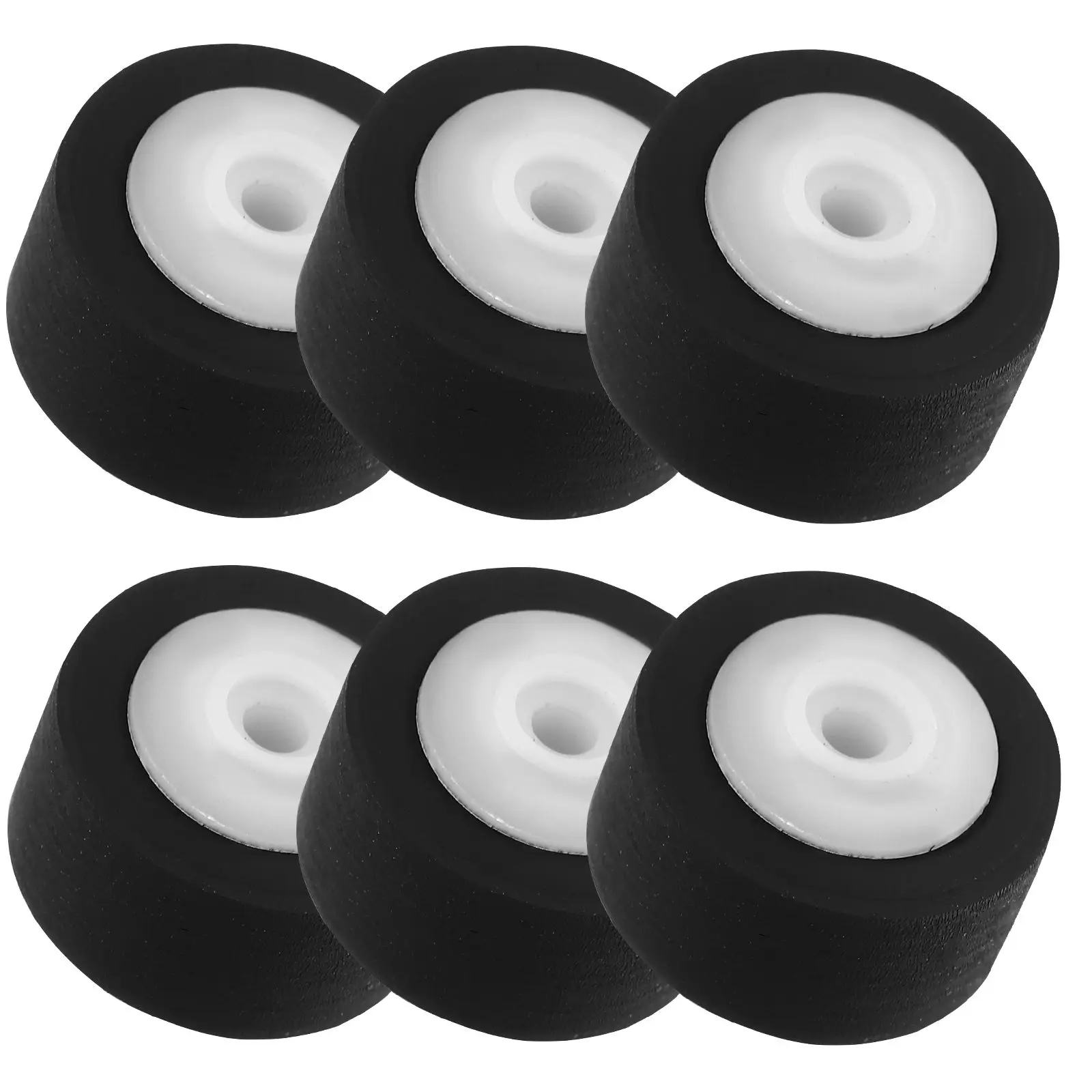6 Pcs Radio Recorder Machine Pinch Roller Assorted Cassette Rollers Tape Wheel Repair