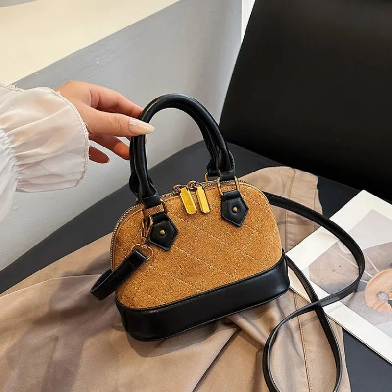 Vintage Casual Simple Diaper Bag Ladies Leather Clutch Crossbody Handbag High End Luxury Trendy Letter Logo Commuter